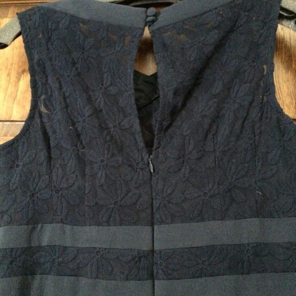 🥳B-DAY SALE❤️NWT NANETTE LEPORE Blue Lace Dress - Picture 6 of 8